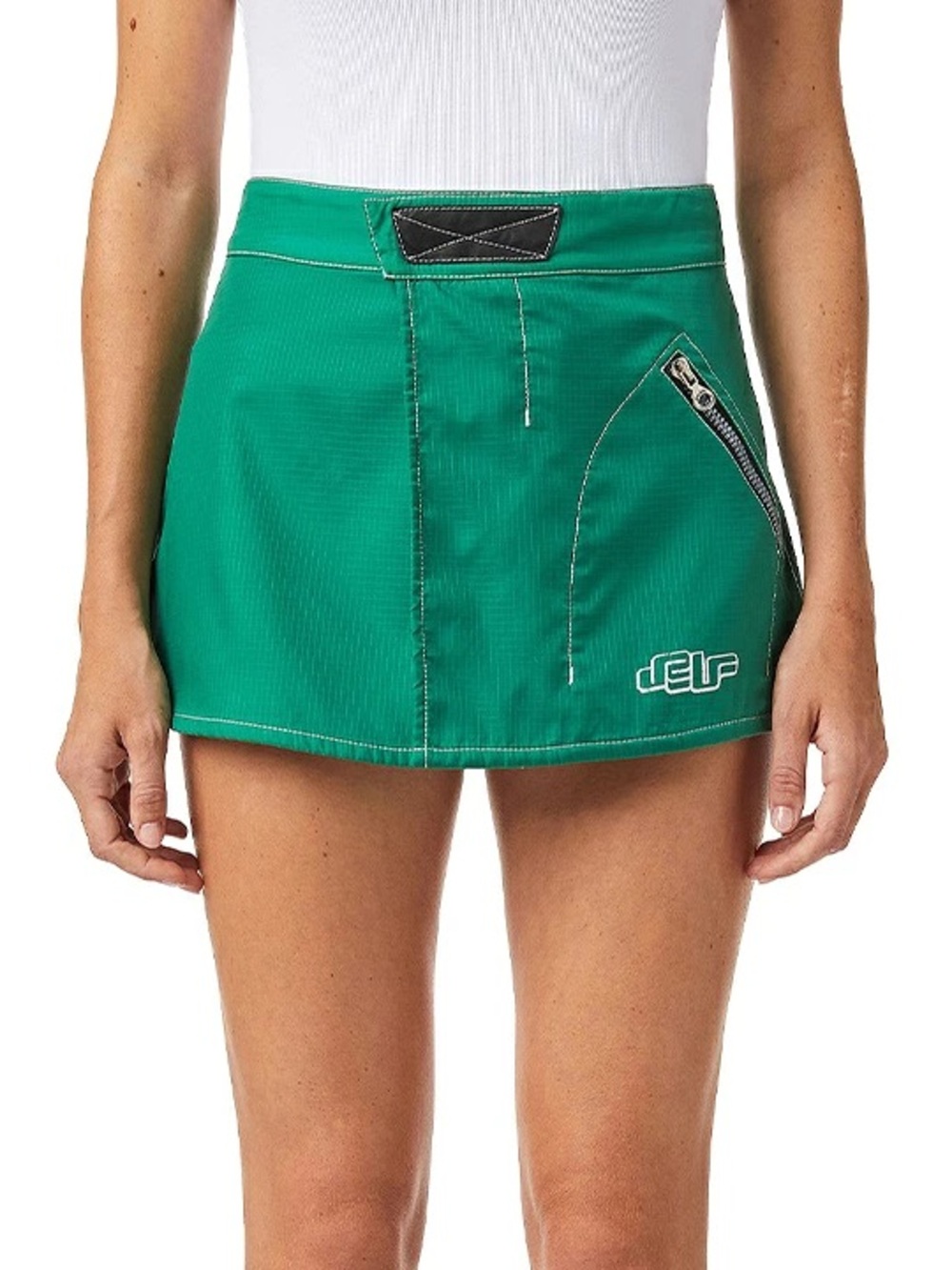 DIESEL Green Mini Skirt